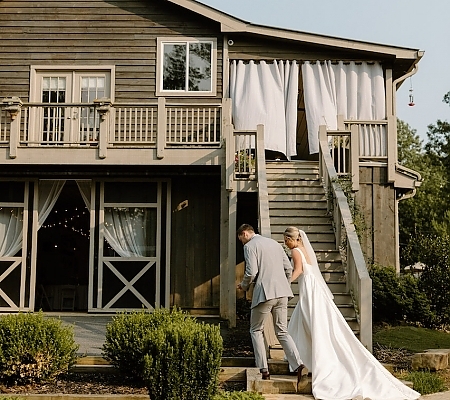 Bride and Groom Exit from Ceremony Space