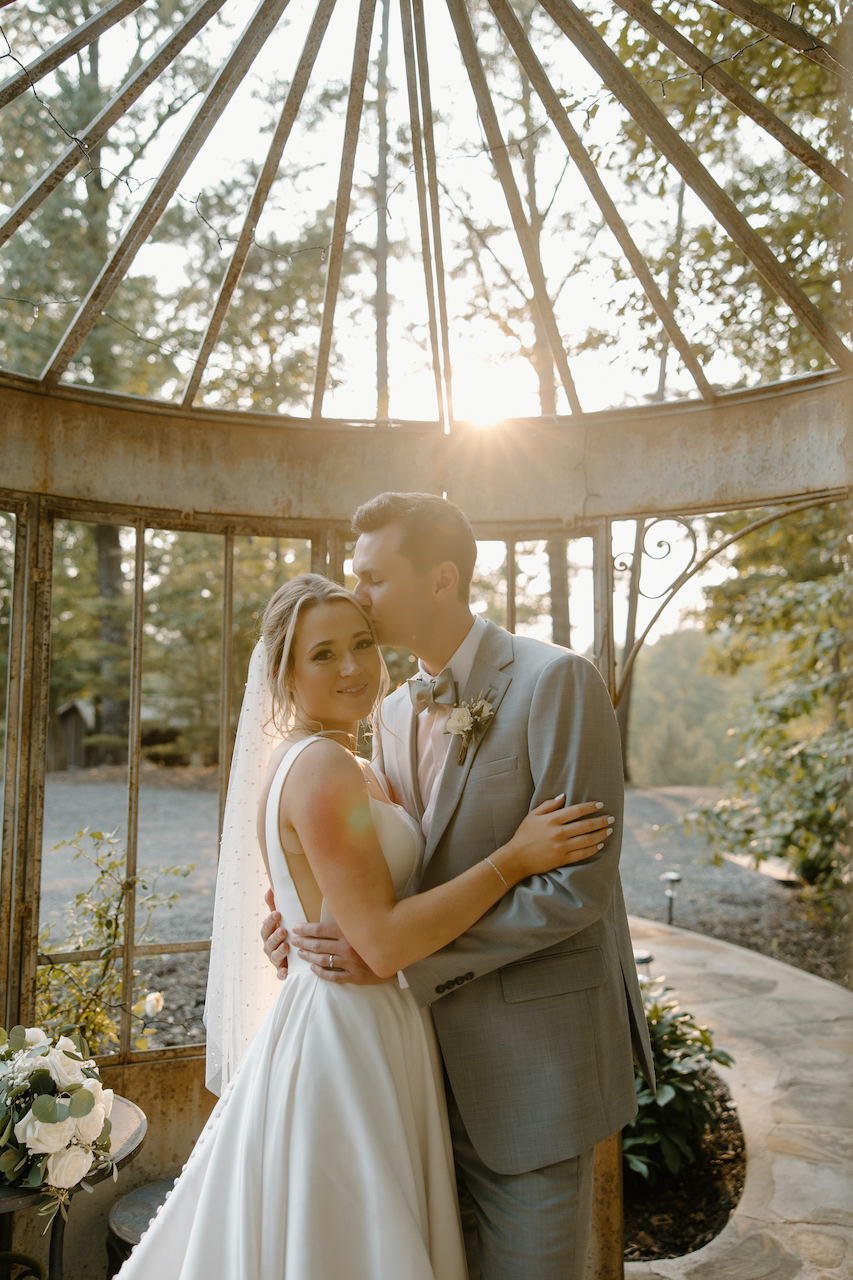 Garden Gazebo at Golden Hour