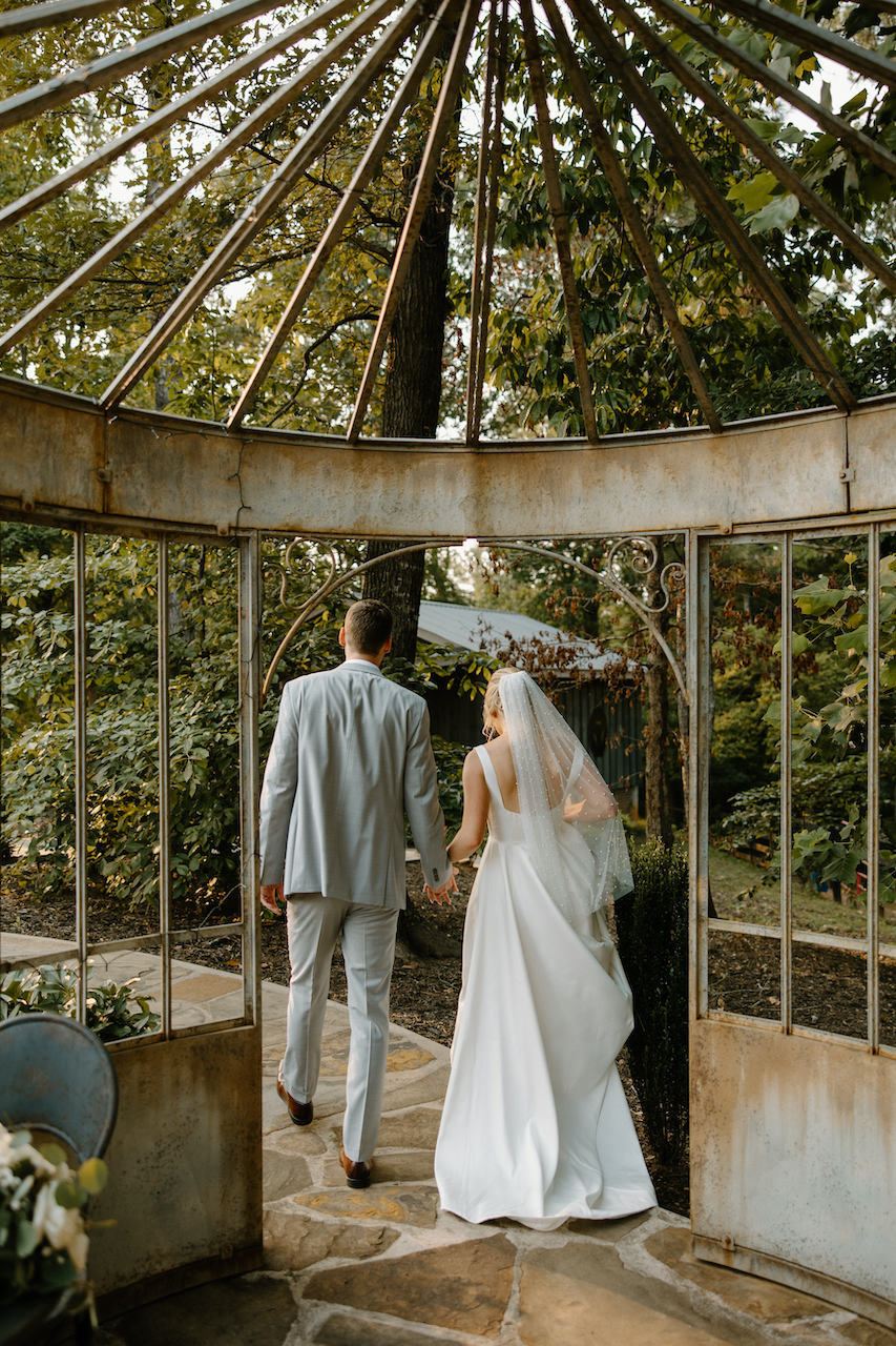 Antique Garden Gazebo Wedding Photos