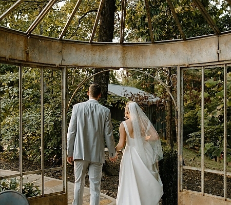 Antique Garden Gazebo Wedding Photos