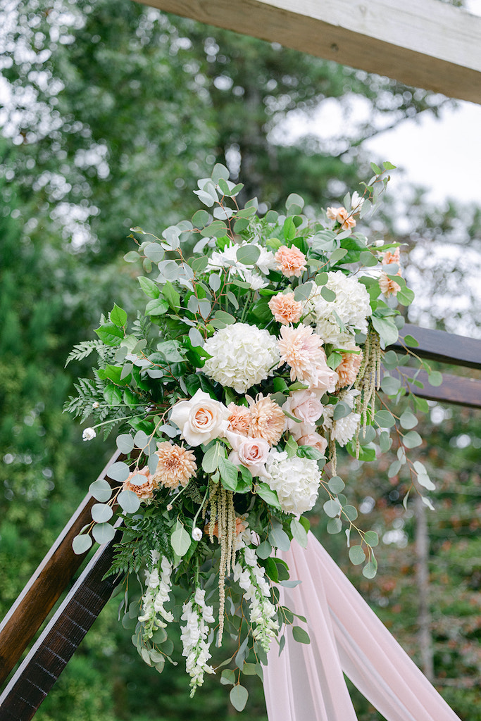 Beautiful Wedding Altar Flowers