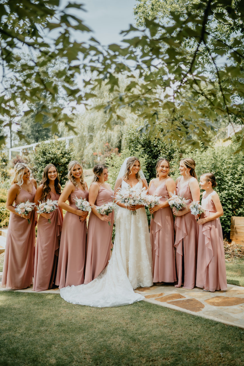 Blush Bridesmaid Dresses