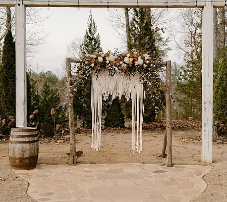 Boho Wedding Altar