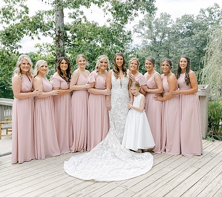 Bridal Party Outdoor Photos