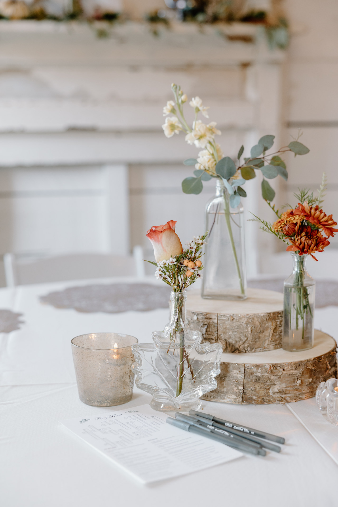 Bud Vase Wedding Decor