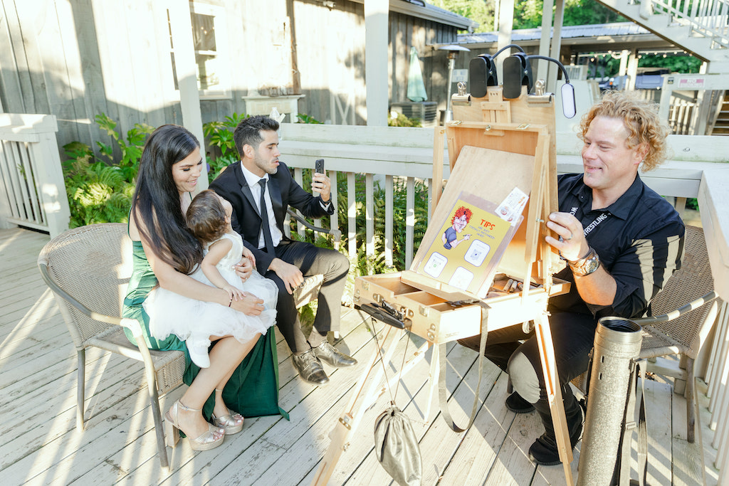 Caricature Artist Wedding Entertainment