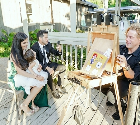 Caricature Artist Wedding Entertainment