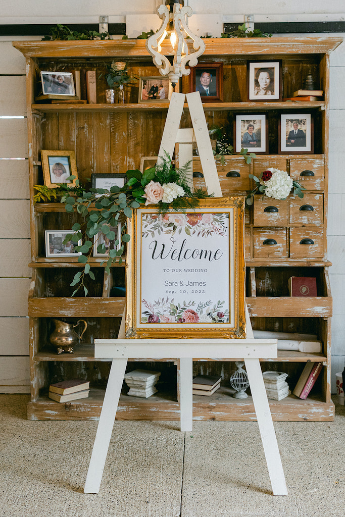 Fall Wedding Welcome Sign