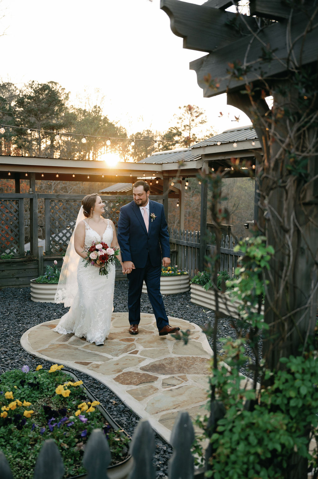 Golden Hour Wedding Photos