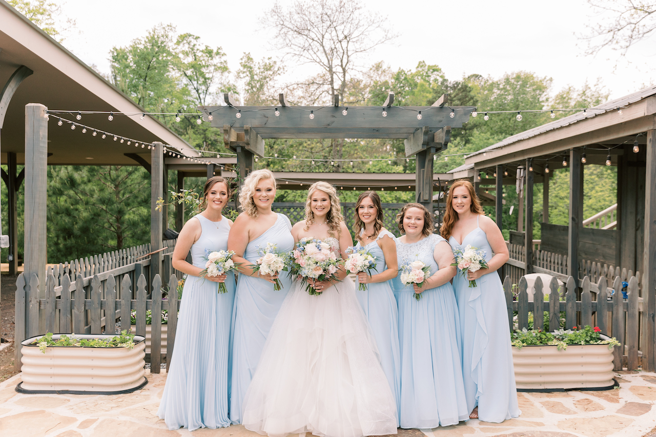 Light Blue Bridesmaid Dresses