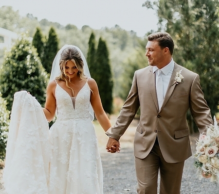 Outdoor Bride and Groom Photos