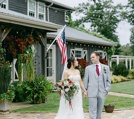 Outdoor Fall Wedding Photos