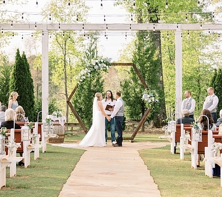 Outdoor Wedding Ceremony Photos