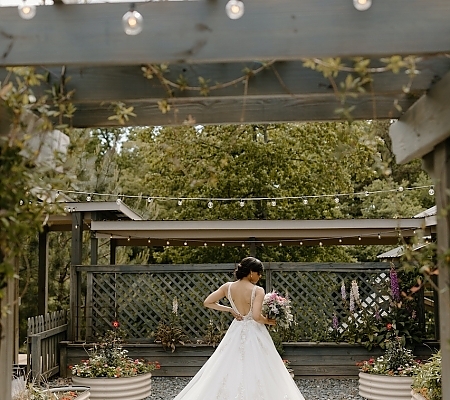 Outdoor Wedding Portrait