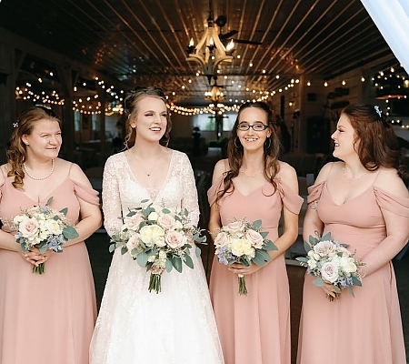 Pink Bridesmaid Dresses