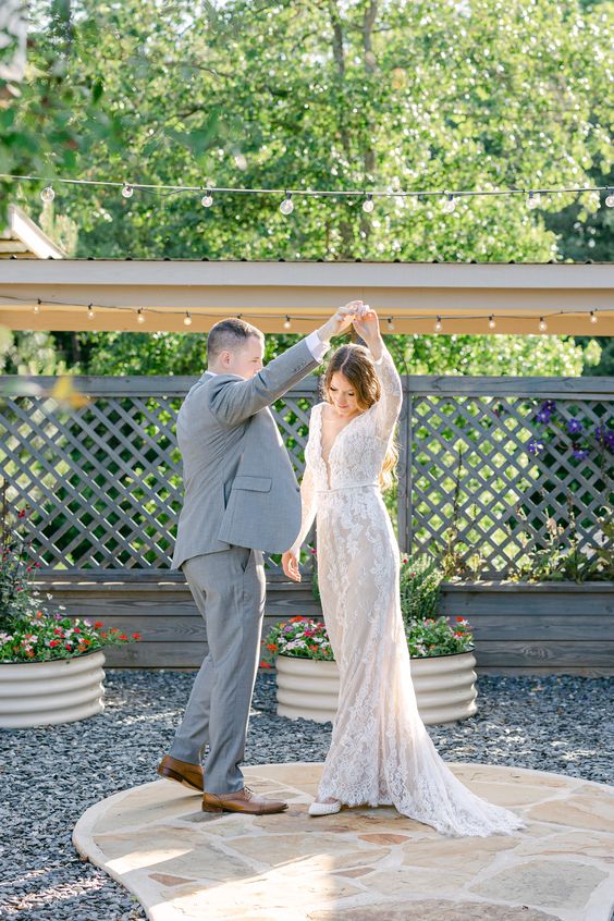 Spring Wedding Garden Photos