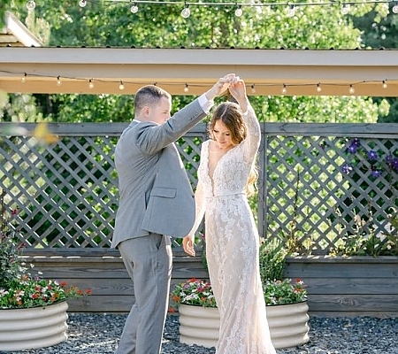 Spring Wedding Garden Photos