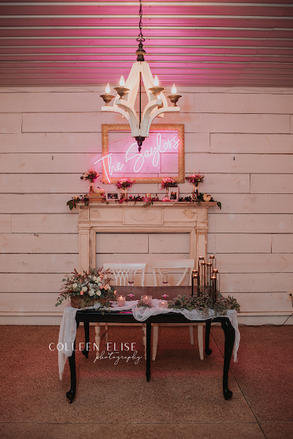 Sweetheart Table Decor