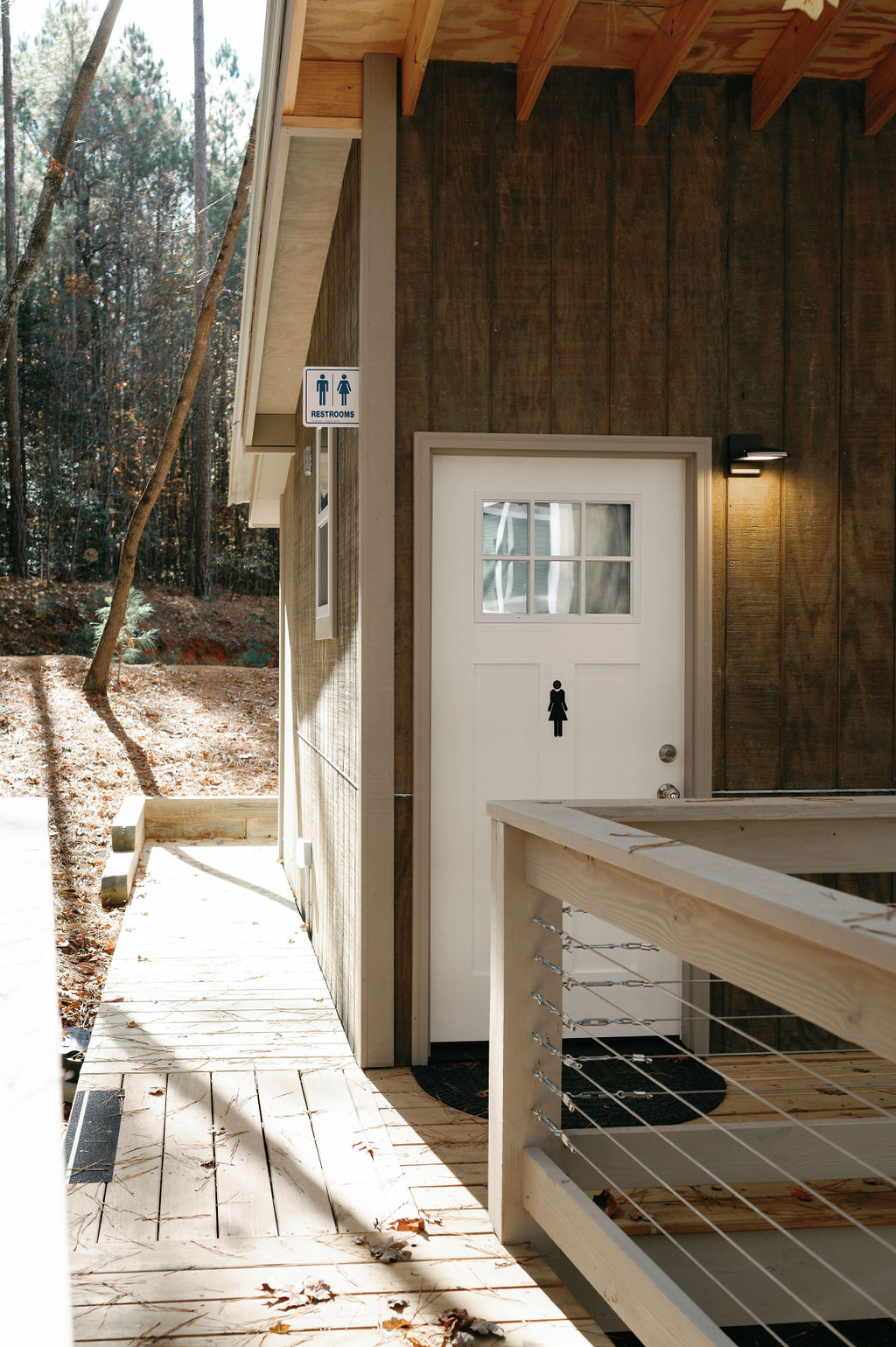 Women's Bathroom at Cottages