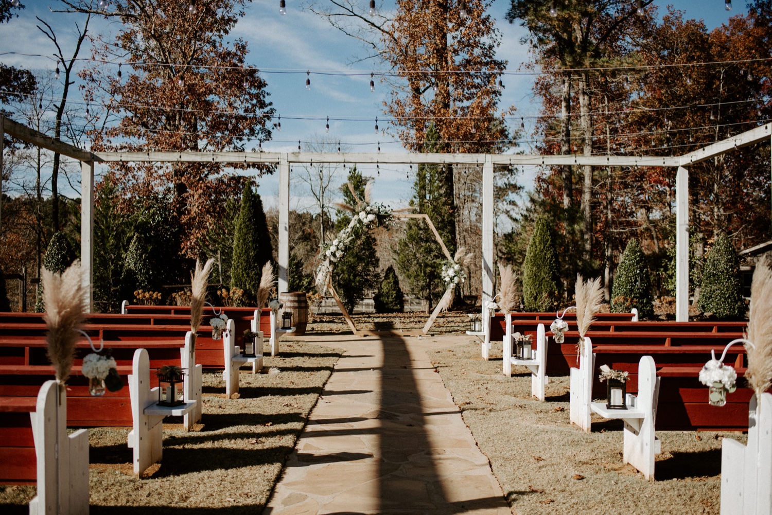 Fall Wedding Altar