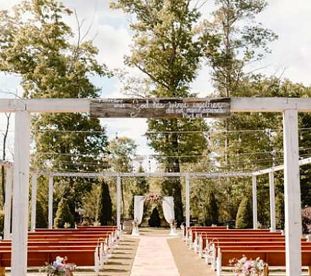 Fall Wedding Ceremony Space
