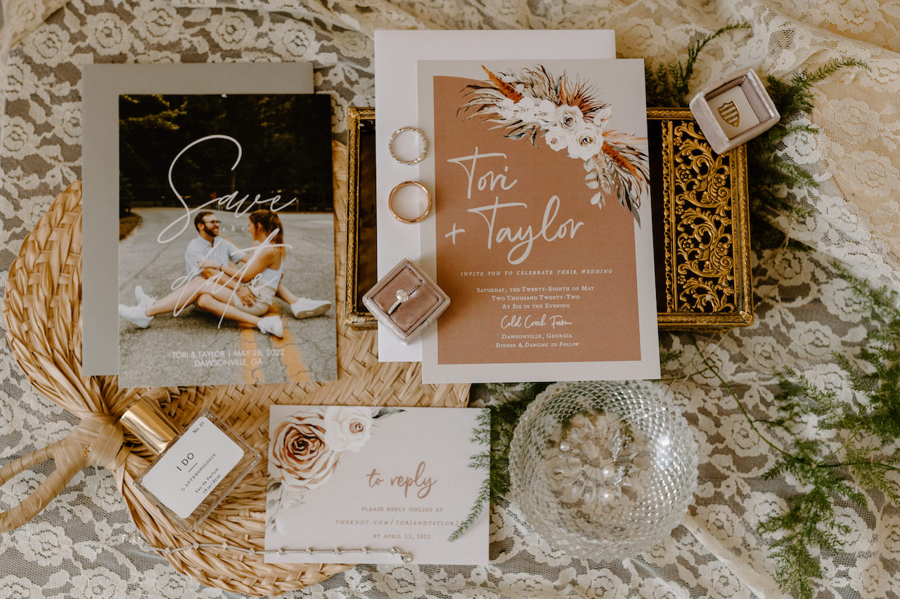 Spring Wedding Invitations