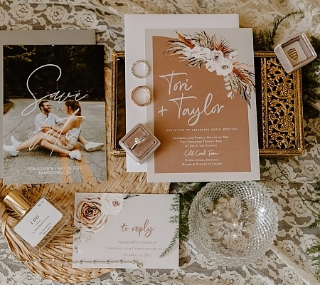 Spring Wedding Invitations